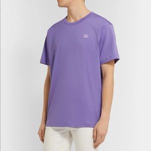 Acne Studios - Nash Logo T-Shirt in Purple